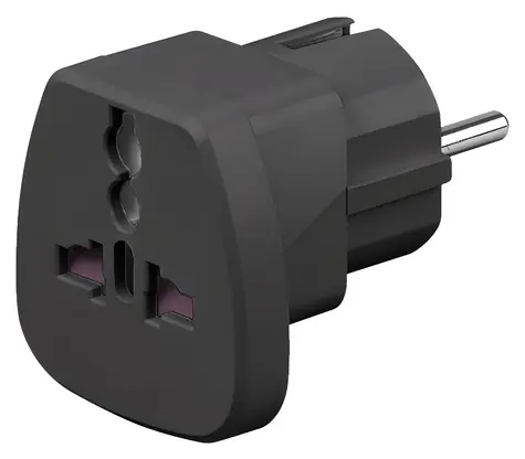 Goobay 94028 černý / Cestovní adaptér