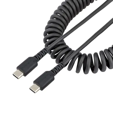 StarTech kabel USB-C kroucený / USB 2.0 / rychlonabíjecí / odolný / 1 m