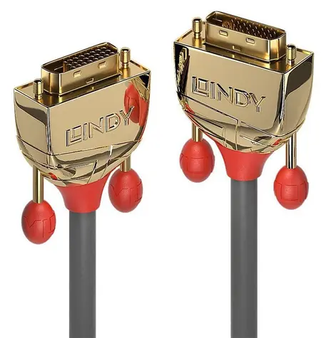 Lindy DVI-D Dual Link kabel 7,5m černá / Kabel / DVI-D - DVI-D