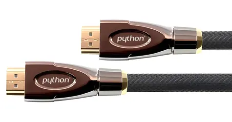 Python HDMI 2.0 kabel černá / HDMI kabel / 4K 4096×2160 px / 60 Hz / 2 m / nylonový oplet