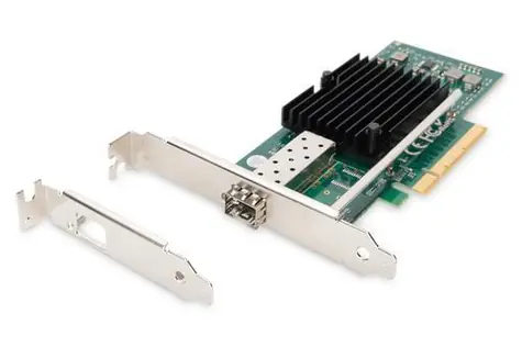 Digitus DN-10161 / Síťová karta / PCIe 3.0 x8 / 1x SFP+ / 10 GbE / Intel JL82599EN