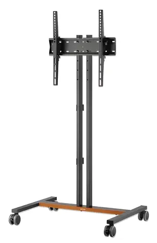 Manhattan mobilní TV stojan na kolečkách / Stojan pro TV / naklápěcí / VESA 200-400 / 34