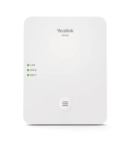Yealink W80B bílá / IP DECT základna / PoE / Ethernet
