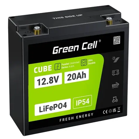 Green Cell LFPGC12V20AH / Baterie LiFePO4 / 12,8V / 20Ah / 256Wh