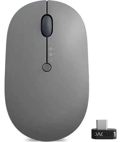 Lenovo Go Wireless Multi-Device černá, šedá / Bezdrátová myš / 5 tlačítek