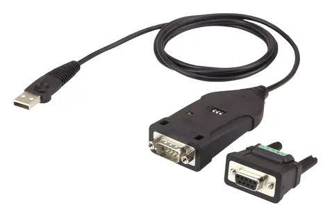 ATEN Konvertor USB na RS422/RS485 černá / Konvertor / DB-9 / 1,2 m