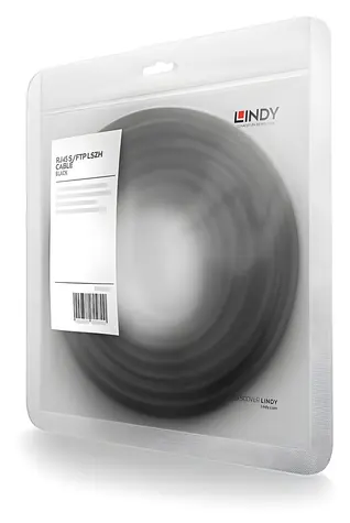 Lindy Síťový kabel RJ-45 2m černá / Síťový kabel / RJ-45 - RJ-45 / 2 m