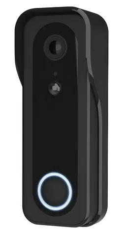 Trust Doorcam-3000B černá / Chytrý zvonek s kamerou / Wi-Fi / baterie / IP65 / bezdrátový zvonek