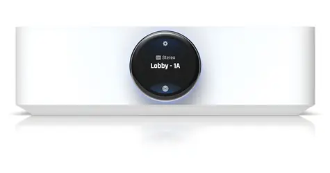 Ubiquiti UniFi PowerAmp bílá / Síťový audio zesilovač / 130W/260W (8?/4?) / UniFi Play / HDMI eARC