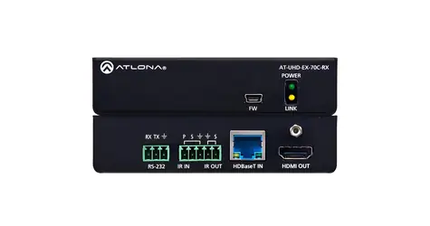 Atlona AT-UHD-EX-70C-RX / AV extender / Ultra HD 4K