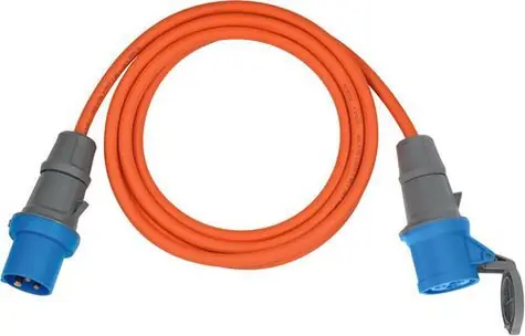 Brennenstuhl prodlužovací kabel 5m oranžová IP44 / 230 V / 16 A / 2 zásuvky / venkovní