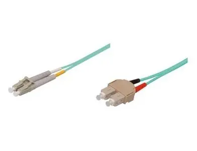Good Connections LWL Duplex LC-SC modrá / Optický patch kabel / OM3 / 50/125 µm / Multi-mode / 10 m