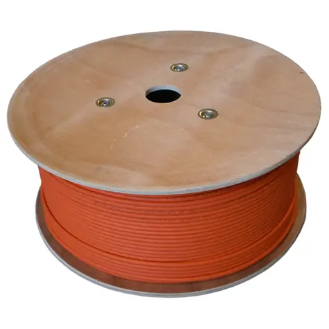 DATACOM S/FTP drát CAT7 100 m oranžový / Síťový kabel / LSOH / S/FTP stínění / plná měď