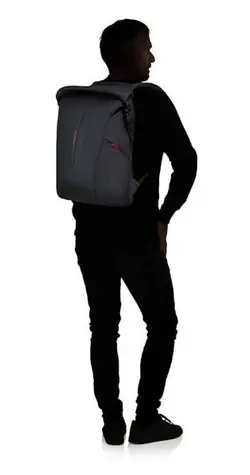 Samsonite ECODIVER Rolltop Backpack L černá / Batoh na notebook / 15,6
