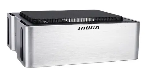 In-Win Chopin MAX stříbrná / Skříň / Mini-ITX / zdroj 200 W 80+ Gold / USB-C