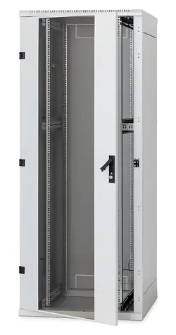 Triton rozvaděč stojanový 42U černý / Rozvaděč / Stojanový / 800x1200 mm / perforované dveře dvoukřídlé