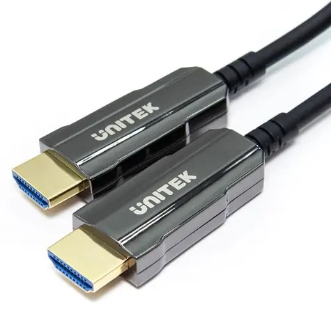 Unitek C11092ASL01-20M šedý / Kabel HDMI 2.0 / 20 m / 4K 60Hz / 18 Gbps / ARC