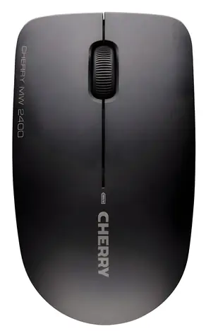 CHERRY MW 2400 černá / Bezdrátová myš / 1200 DPI / 2.4GHz / 3 tlačítka