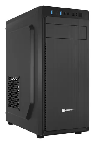 Natec Aracanta černá / PC skříň / Midi Tower / ATX/mATX/Mini-ITX / bez zdroje / USB 3.0