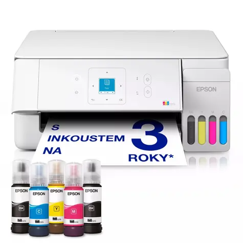 Epson EcoTank L3366 / Inkoustová multifunkce / A4 / 5760×1440 dpi / 33 str/min / USB / Wi-Fi