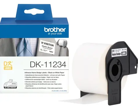 Brother DK-11234 / Štítek na oděv / 60 x 86 mm / 260 ks