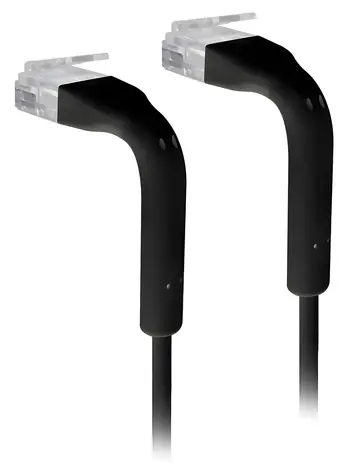 Ubiquiti UniFi Ethernet CAT6 Patch Kabel 1m černá / 2x RJ-45 (M) / lanko (licna)