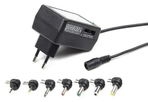 Gembird / Univerzální napájecí adaptér / AC-DC / 24 W / 7 konektorů