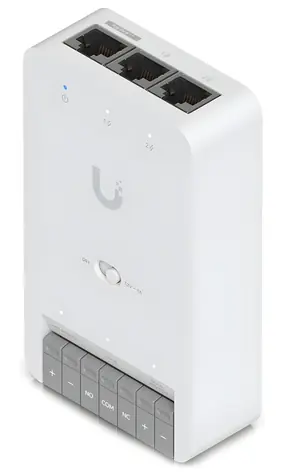 Ubiquiti UA-Hub-Door-Mini / Rozbočovač řízení přístupu / 3x GbE RJ-45 / PoE++