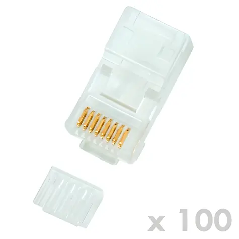 DATACOM Konektor RJ45 CAT6 100ks drát (4130) / UTP / 8p8c