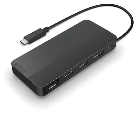 Lenovo USB-C dokovací stanice 65W / Dokovací stanice / USB-C / HDMI 2.1 + DP 1.4 / RJ-45 / 65W PD / 2 monitory