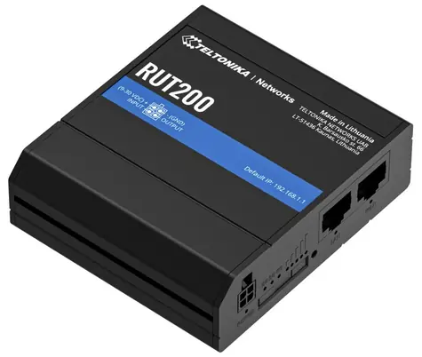 Teltonika RUT200 (EU) / Router industriální / 4G LTE Cat4 / Wi-Fi
