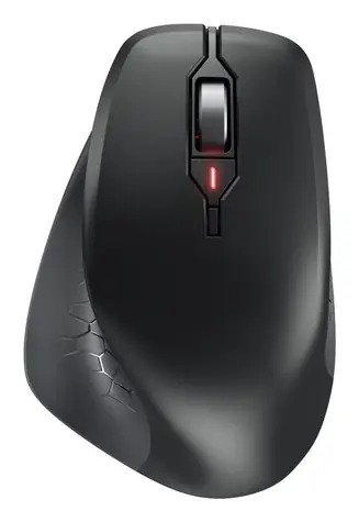 Cherry Stream Mouse Comfort černá, šedá / Ergonomická myš / 2,4 GHz / 4000 DPI / USB nano přijímač