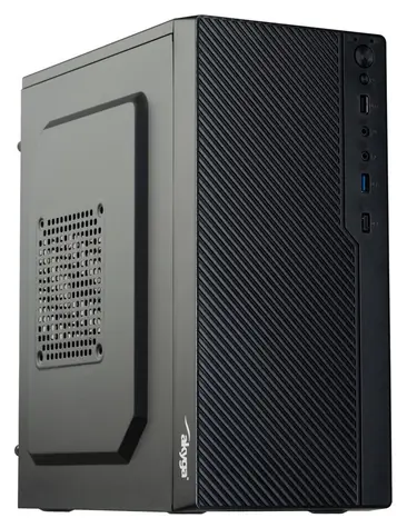 Akyga AK36BK černá / PC skříň / Micro Tower / mATX, Mini-ITX / 2x USB 2.0, 1x USB 3.2 Gen 1 / bez zdroje