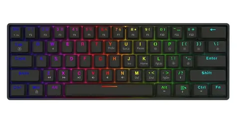 SAVIO BLACKOUT X2 černá / Herní klávesnice / Mechanická / RGB / Hot-swap / OUTEMU Blue
