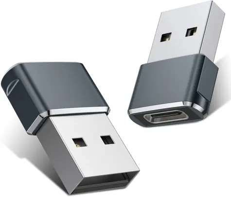 PremiumCord redukce USB-C - USB-A šedá / Redukce / USB 2.0