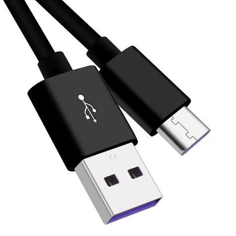 PremiumCord nabíjecí kabel USB-C - USB-A černá / Nabíjecí kabel / 5A / USB 2.0 / 0,5m
