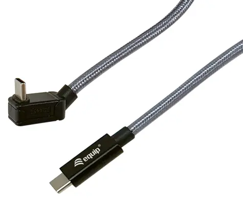 Equip USB-C 3.2 Gen 2x2 1 m černá / USB-C kabel / PD 240 W / 20 Gbit/s / DisplayPort Alt Mode