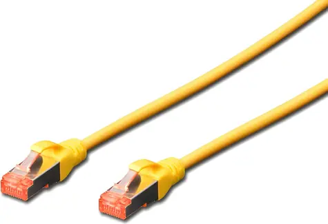 Digitus Cat6 S/FTP žlutá / Patch kabel / 10 m / RJ-45 / AWG 27/7 / LSZH / PoE++