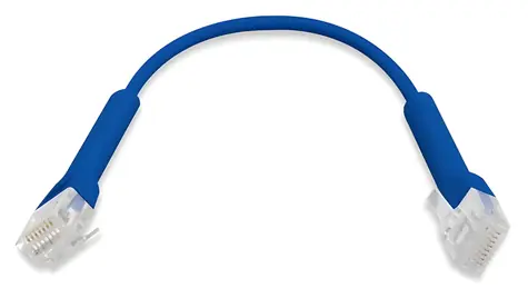 Ubiquiti UniFi Ethernet CAT6 Patch kabel 0,22 m modrá / Patch kabel / Cat6 / 2x RJ-45 (M) / lanko