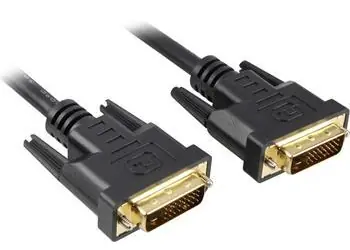 PremiumCord DVI-D propojovací kabel černý / Kabel / Dual Link / DVI-D (24+1) / 1 m