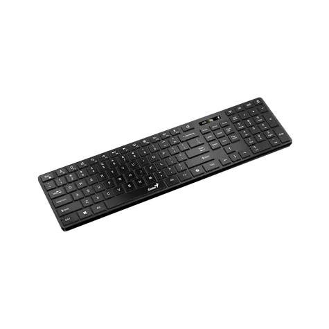 GENIUS Slimstar 7250BT černá / Bezdrátová klávesnice / 2,4 GHz + Bluetooth 5.3 / Copilot / CZ+SK layout