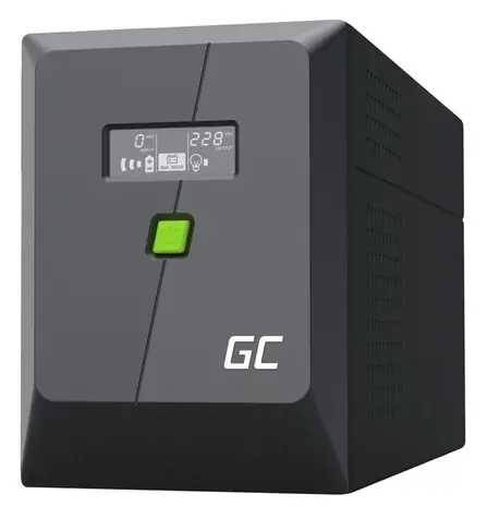 Green Cell UPSLM1200 / Záložní zdroj / 2000 VA / 1200 W / Line-Interactive / 4x Schuko + IEC