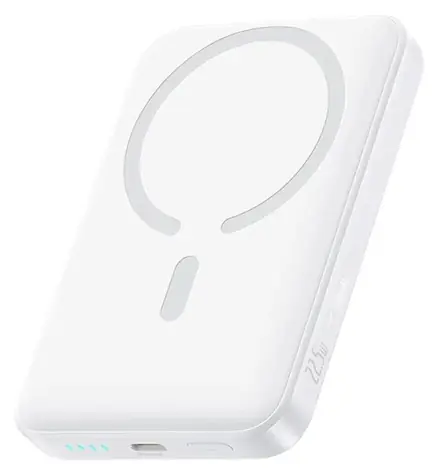 Baseus EnerFill FM11 bílá / Powerbanka / 10 000 mAh / MagSafe / 22,5W
