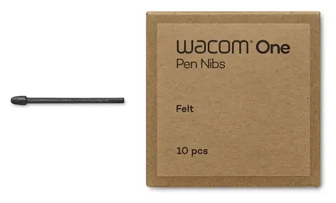 Wacom Pen Nibs Felt / Náhradní hroty pera / plstěné / 10 ks / pro Wacom One Standard Pen