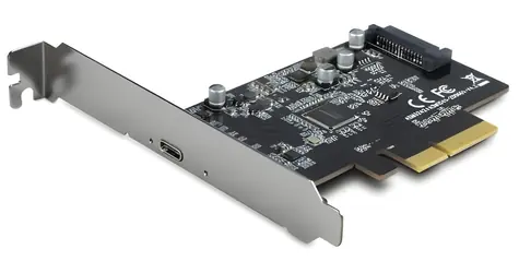 Inter-Tech ARGUS KC-008 / Řadič USB / PCIe x4 / USB 3.2 Gen2 Type-C