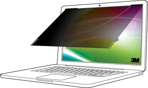 3M Bright Screen BP156W9B / Filtr soukromí na notebook / 15,6