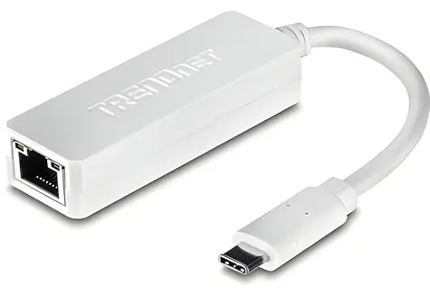 TRENDnet TUC-ETG černá / Síťový adaptér / USB-C / RJ-45 / Gigabit Ethernet