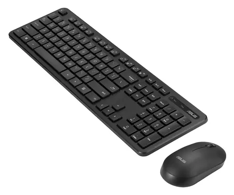 ASUS CW100 černá / Set bezdrátová klávesnice a myš / RF Wireless / US layout / 1600 DPI