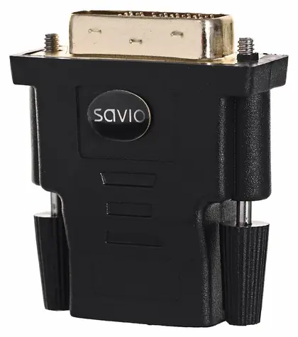 Savio CL-21 černá / Adaptér / DVI - HDMI / M-F / Full HD