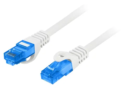 Lanberg CAT6A S/FTP CCA 0,5m šedá / Patch kabel / LSZH / 500 MHz